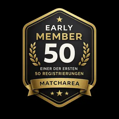 Early Member — einer der ersten 50 Registrierungen auf MatchArea